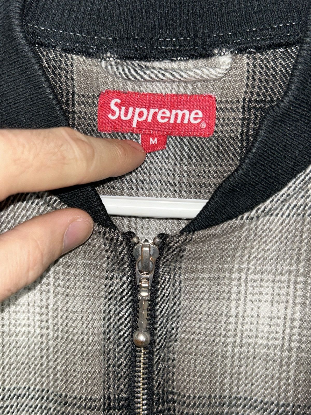 Supreme Supreme Shadow Plaid Bomber Jacket SS16 Size Medium Size US M / EU 48-50 / 2 - 5 Thumbnail