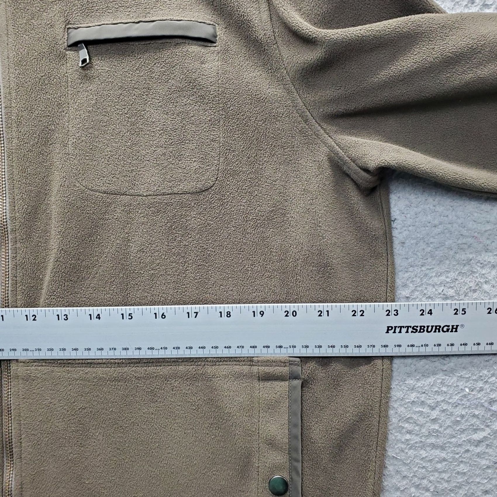 Banana Republic Banana Republic Jacket Womens XL Green Fleece Full Zip EUC Size XL / US 12-14 / IT 48-50 - 4 Thumbnail