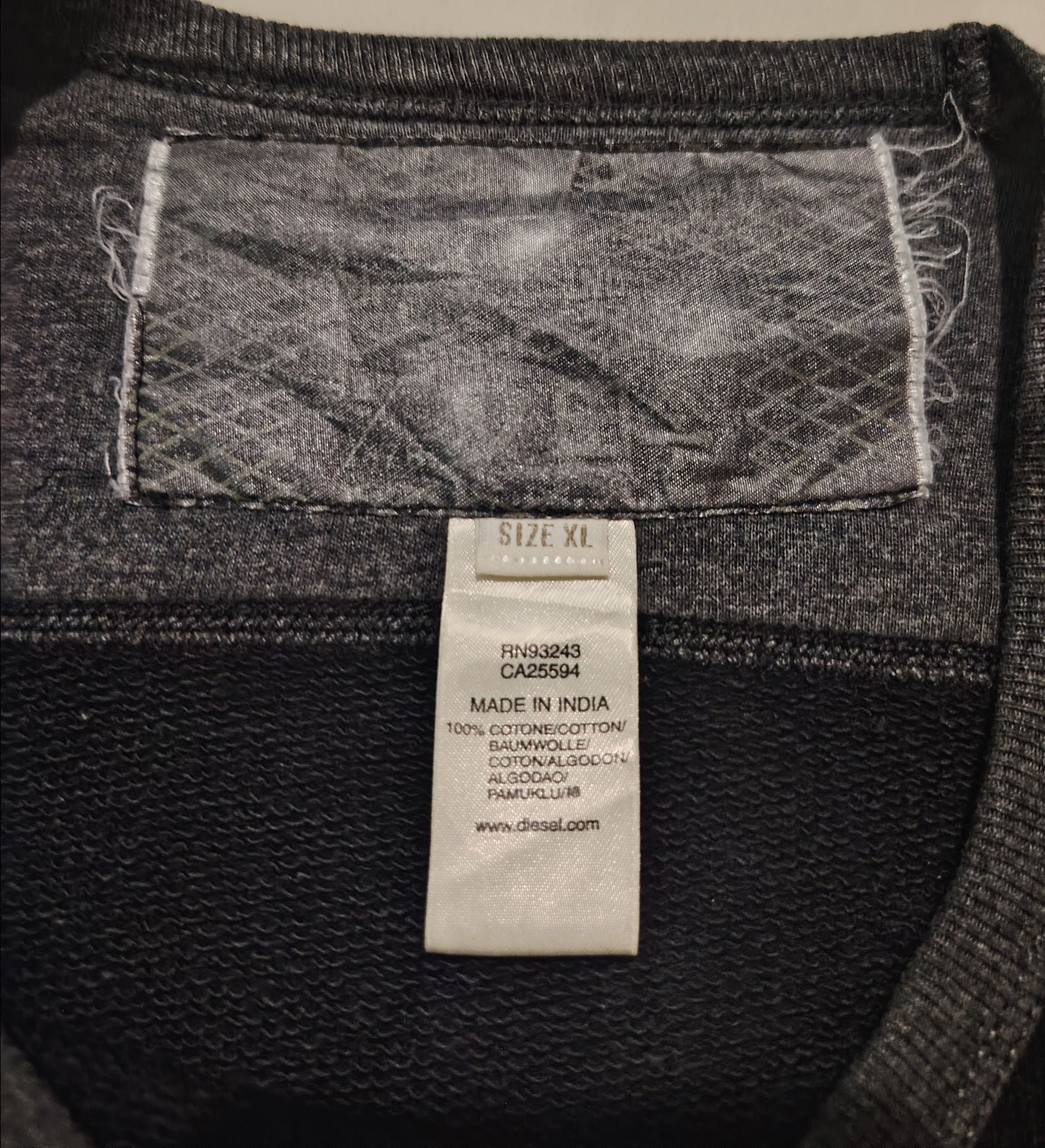 Diesel The Diesel Black Sun Sweatshirt Size US XL / EU 56 / 4 - 4 Thumbnail