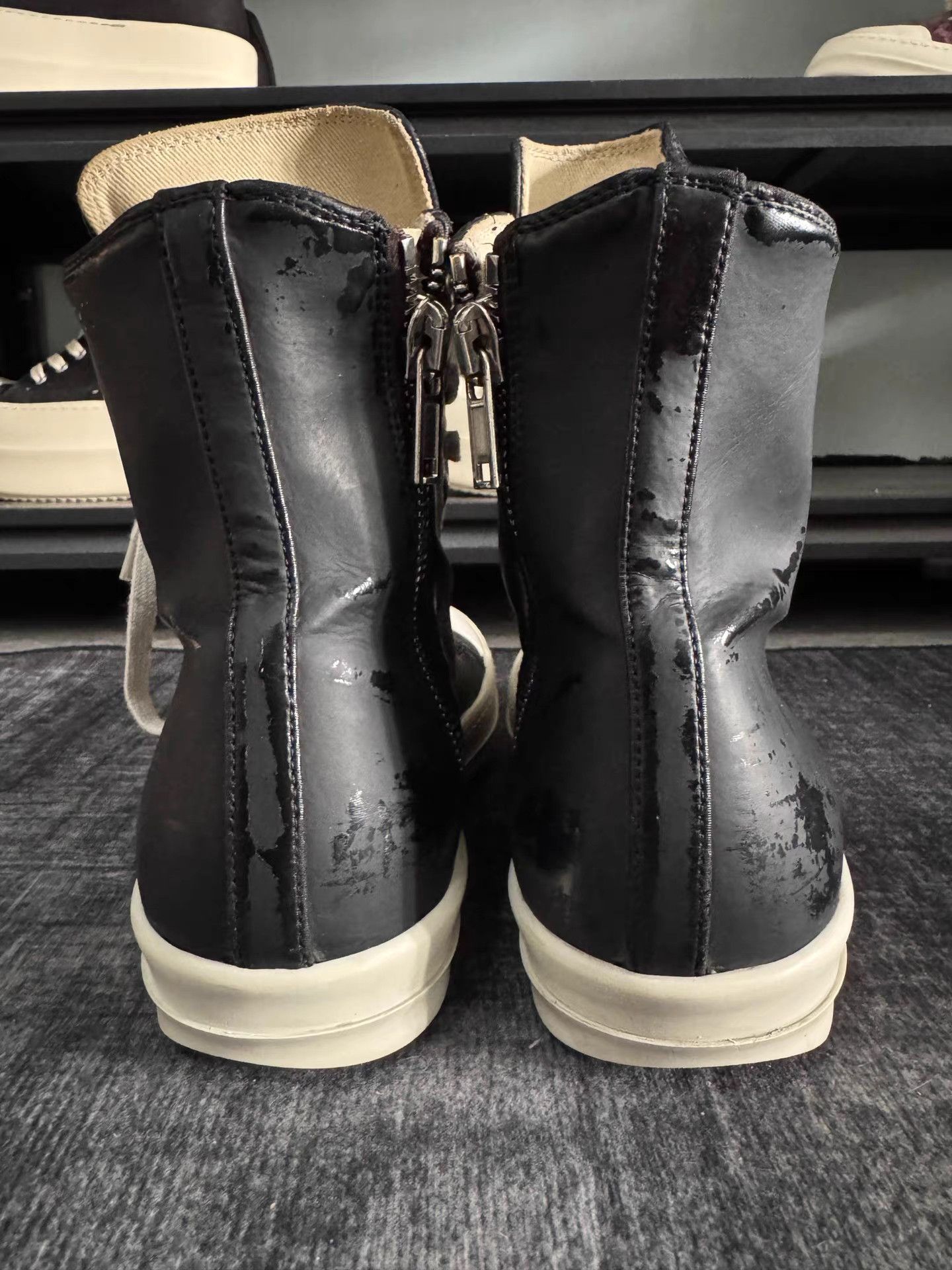 Rick Owens rick owens DRKSHDW High Top Turbo Cyclops Size US 7.5 / EU 40-41 - 5 Thumbnail