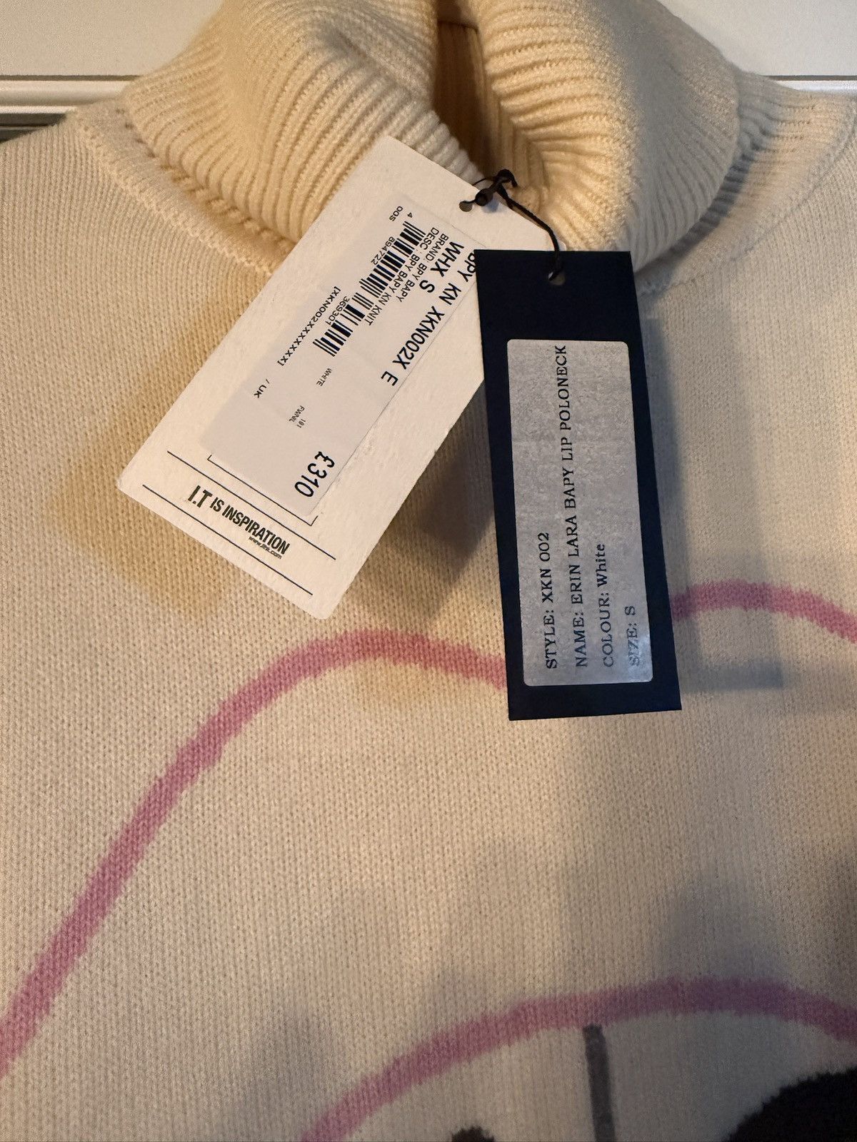 Bape New with Tags - Bape Bapy X Markus Lupfer Turtleneck Sweater Size S / US 4 / IT 40 - 2 Thumbnail