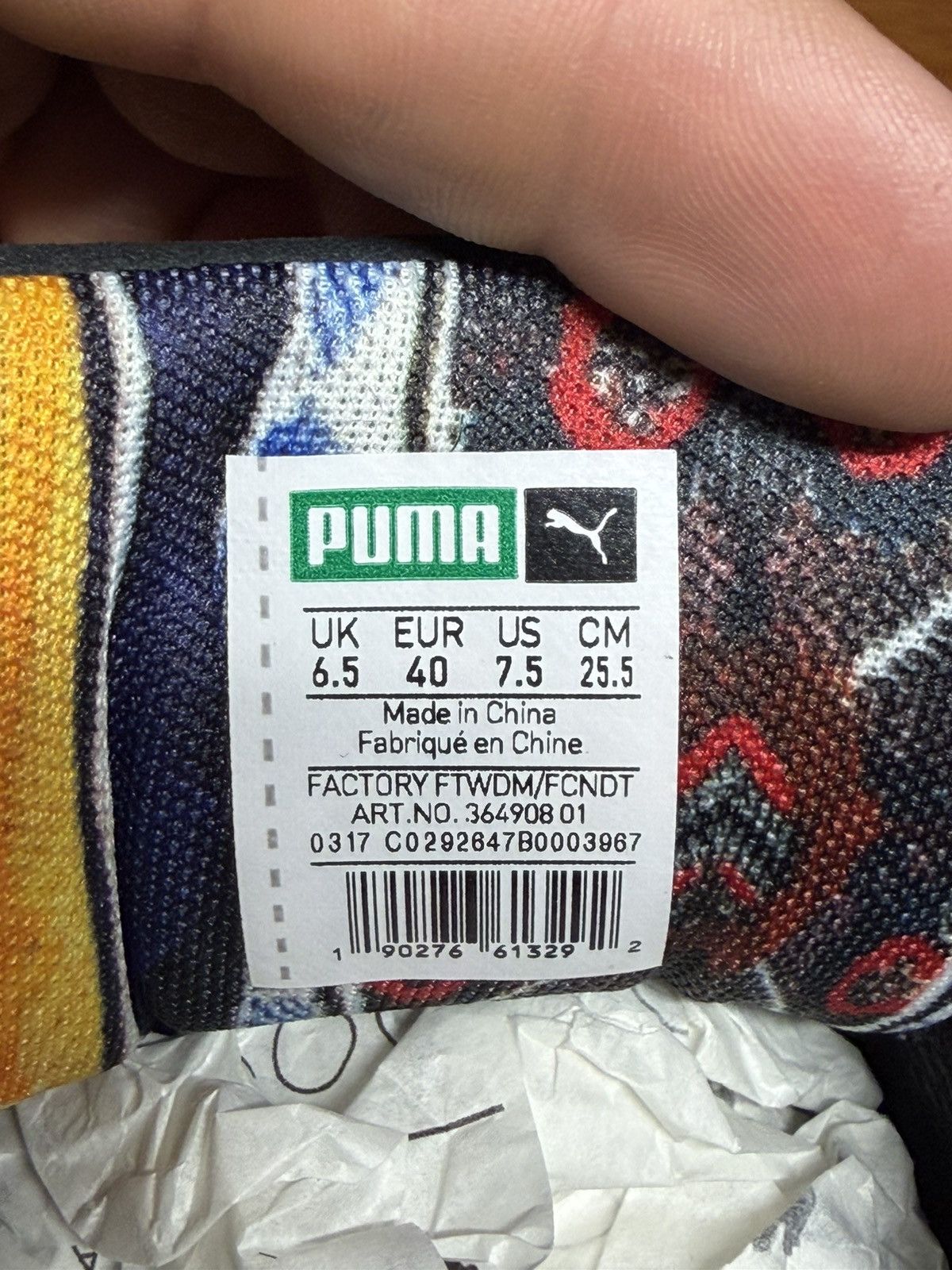 Puma Puma Clyde Coogi Black size 7.5 Size US 7.5 / EU 40-41 - 14 Thumbnail