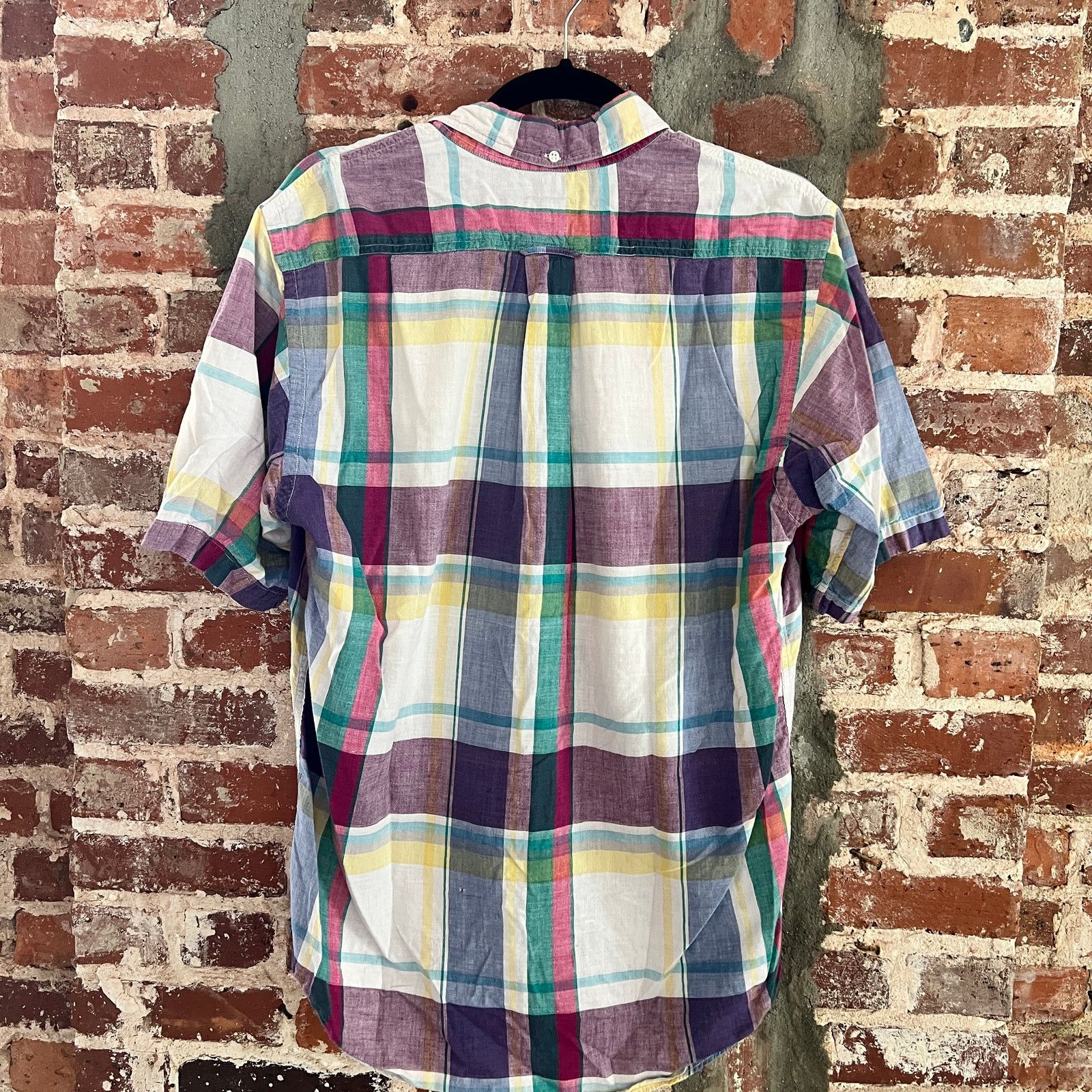 Gant VTG GANT Indian Madras Men's SS Shirt L 21x26 Size US L / EU 52-54 / 3 - 5 Thumbnail