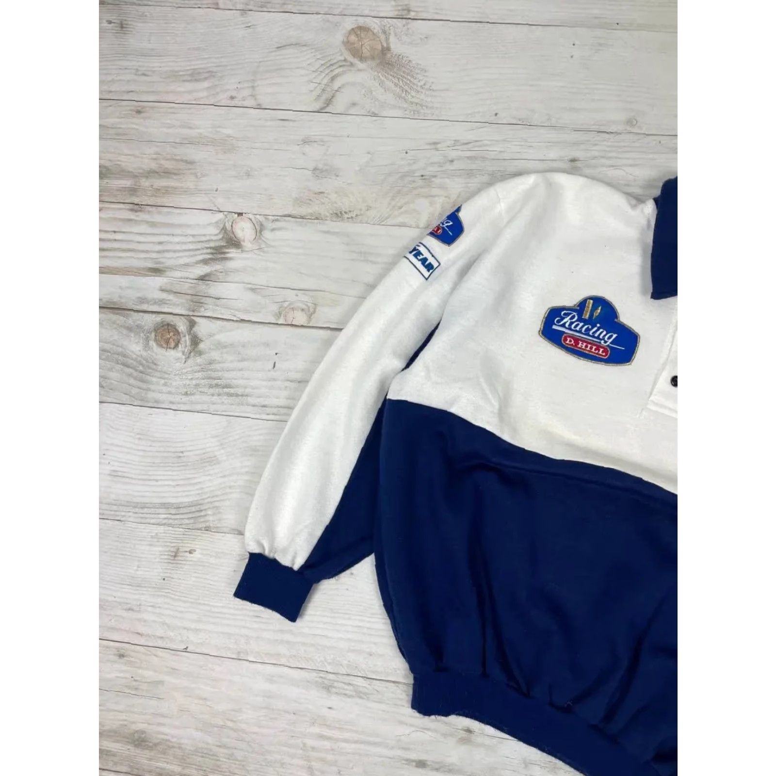 Vintage VINTAGE Renault F1 Williams Polo Long Sleeve Sweatshirt 90s Men 2XL Blue Size US XXL / EU 58 / 5 - 7 Thumbnail