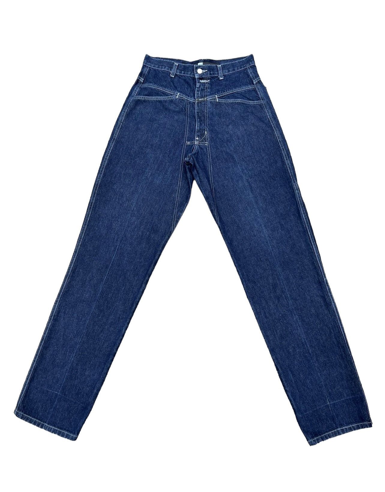 Marithe + Francois Girbaud Vintage 90s MFG Baggy Denim Work Jeans Size US 29 - 1 Thumbnail