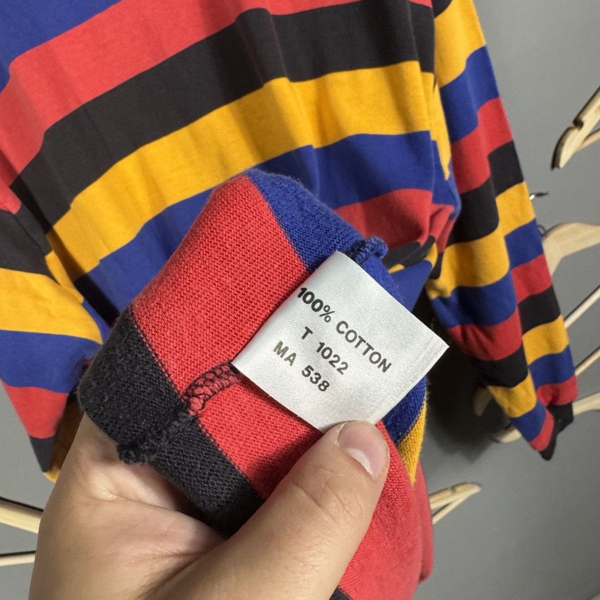 Cotton Traders Vintage 1989 Cotton Traders Rugby World Cup Long Sleeve Polo Size US L / EU 52-54 / 3 - 9 Thumbnail