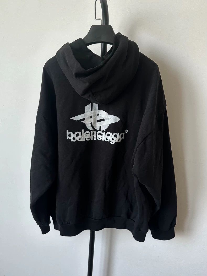 Balenciaga Balenciaga Letter Logo printed hooded straight-leg sweatsh Size US M / EU 48-50 / 2 - 2 Thumbnail