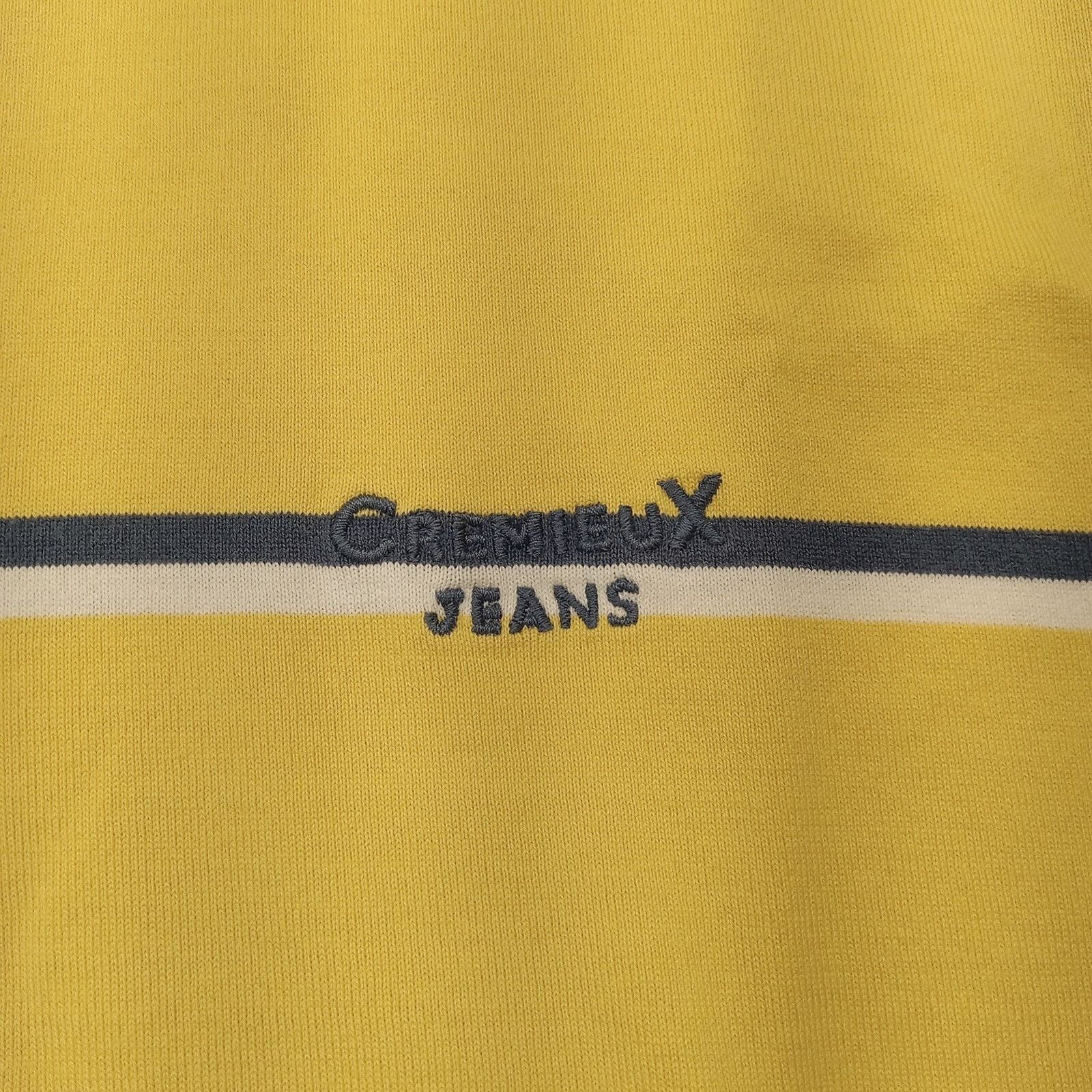 Cremieux Cremieux Polo Shirt XL 2 Button Short Sleeve Yellow Stiped Size US XL / EU 56 / 4 - 4 Thumbnail