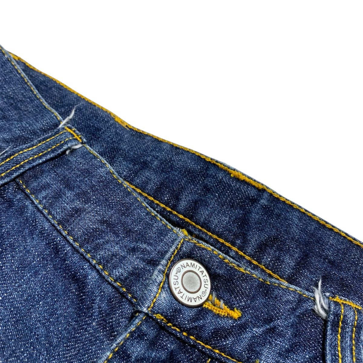 Japanese Brand × Le Grande Bleu (L.G.B.) × Vintage Japanese Classic Script Naminoritatsujin Ryu Embroidery Size US 33 - 3 Thumbnail