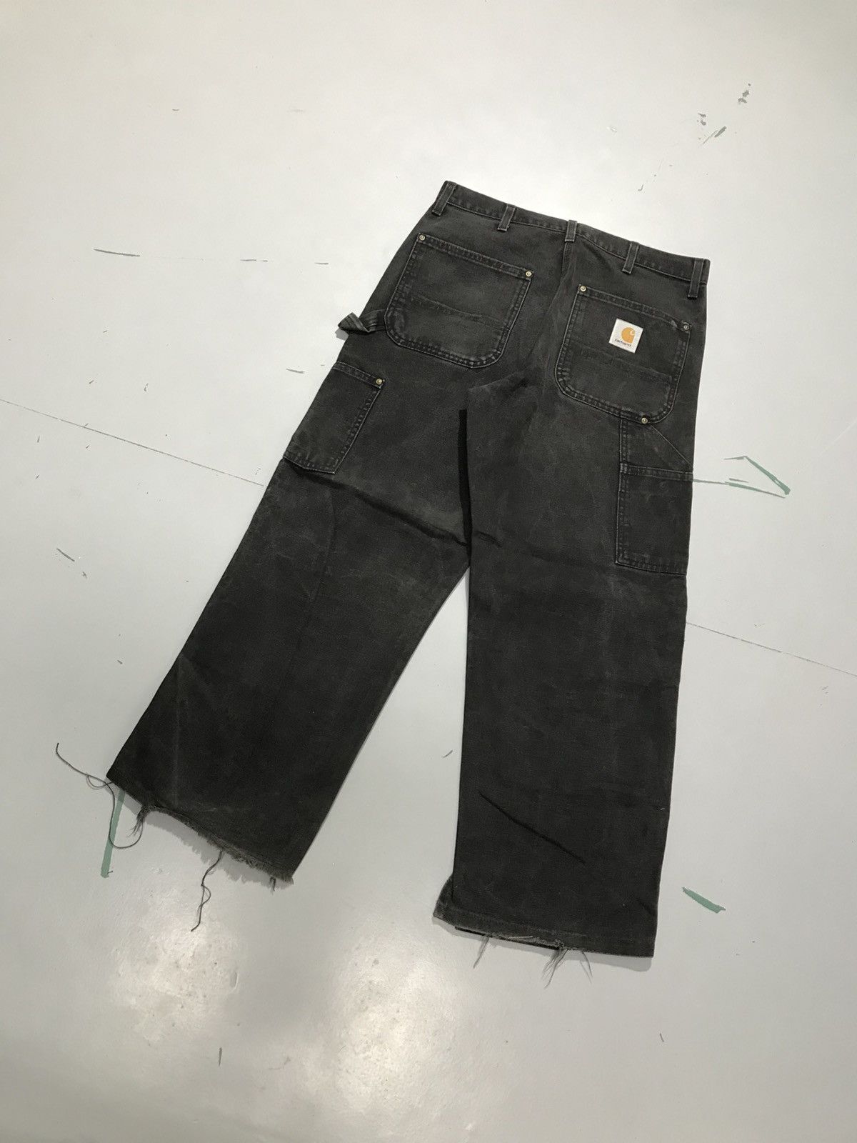 Carhartt Vintage carhartt B01 BLK double knee workwear Size US 32 / EU 48 - 8 Thumbnail