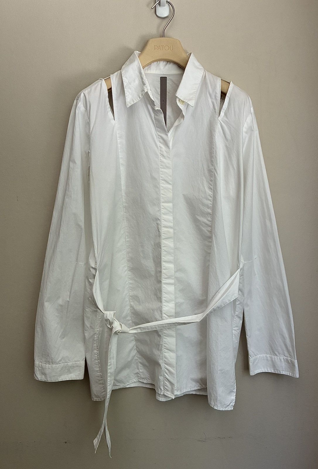 Damir Doma Silent Damir Doma Bondage Strap Cold Shoulder Shirt Size US L / EU 52-54 / 3 - 13 Thumbnail
