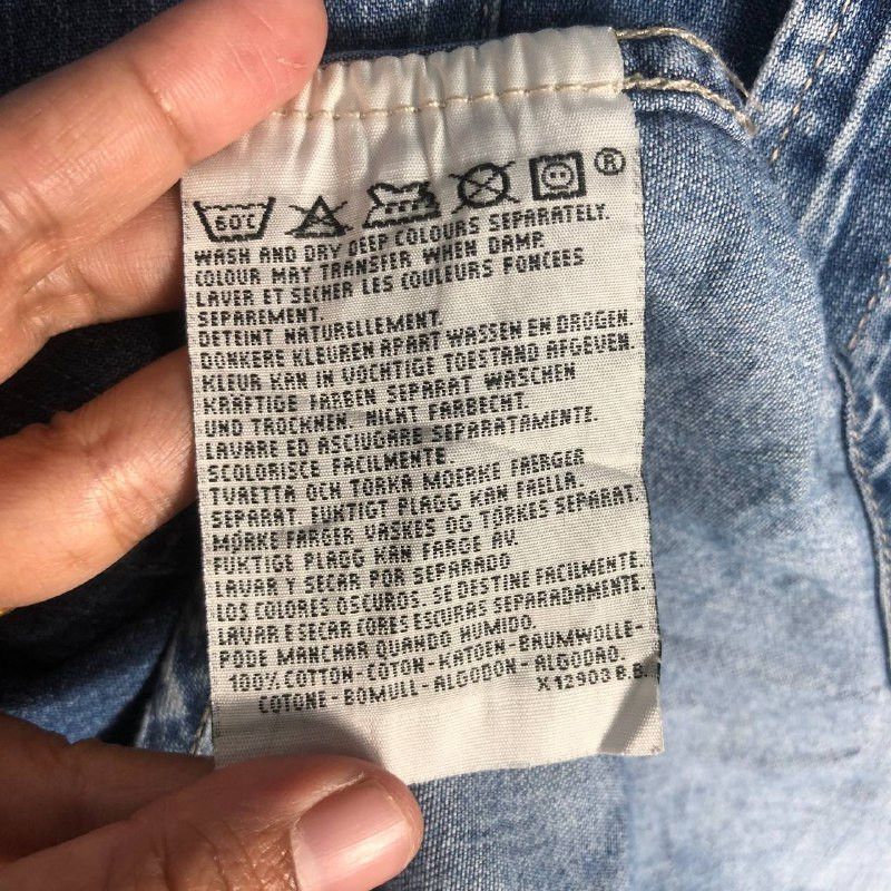 Levi's Vintage Levi's Denim Shirt Size S / US 4 / IT 40 - 11 Thumbnail
