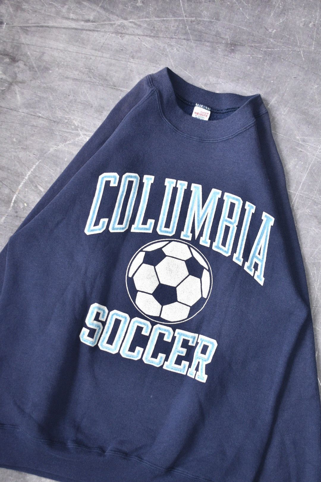 Vintage Vintage 90s Columbia University Soccer Sweatshirt (S) Size US S / EU 44-46 / 1 - 2 Thumbnail