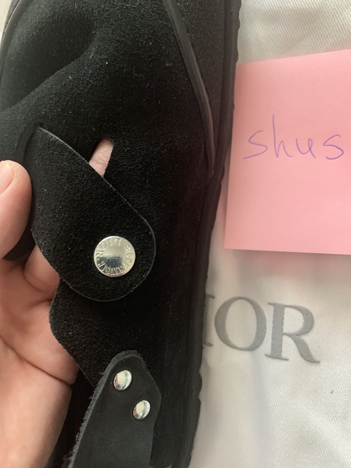 Birkenstock × Dior Dior by Birkenstock Tokio Mule Black Size US 9 / IT 39 - 9 Thumbnail