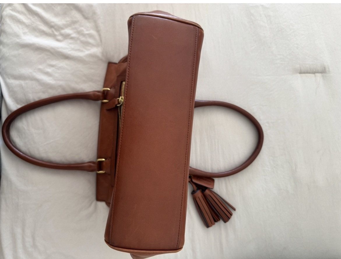 Coach COACH Legacy Candace Carryall – Cognac Leather Size ONE SIZE - 4 Thumbnail