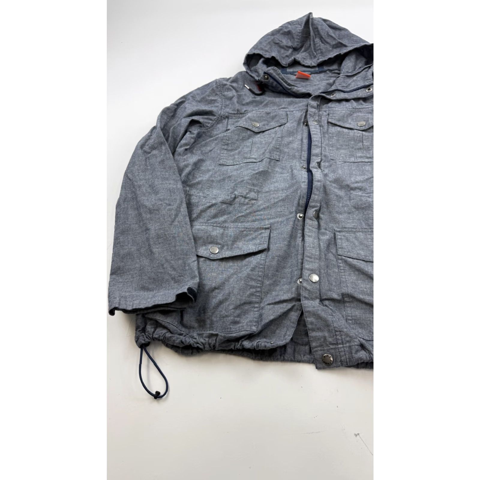 Nike VINTAGE Nike Jacket Mens M Gray Hooded Utility Field Parka Full Zip Athletic Dept Size US M / EU 48-50 / 2 - 3 Thumbnail