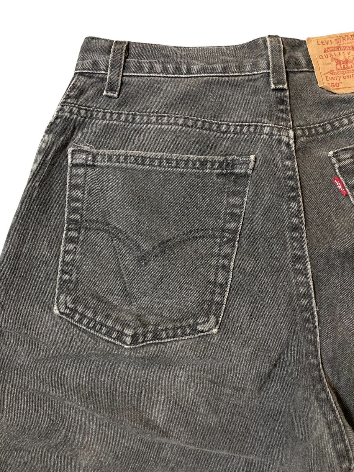 Levi's Vintage Levis 550 Black Relaxed Fit Tapered Leg USA Size US 30 / EU 46 - 7 Thumbnail