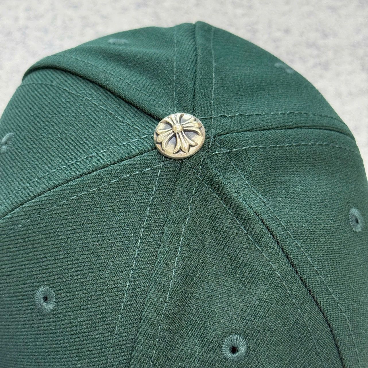 Chrome Hearts Chrome Hearts On Field Trucker Hat CH green/white Size ONE SIZE - 4 Thumbnail