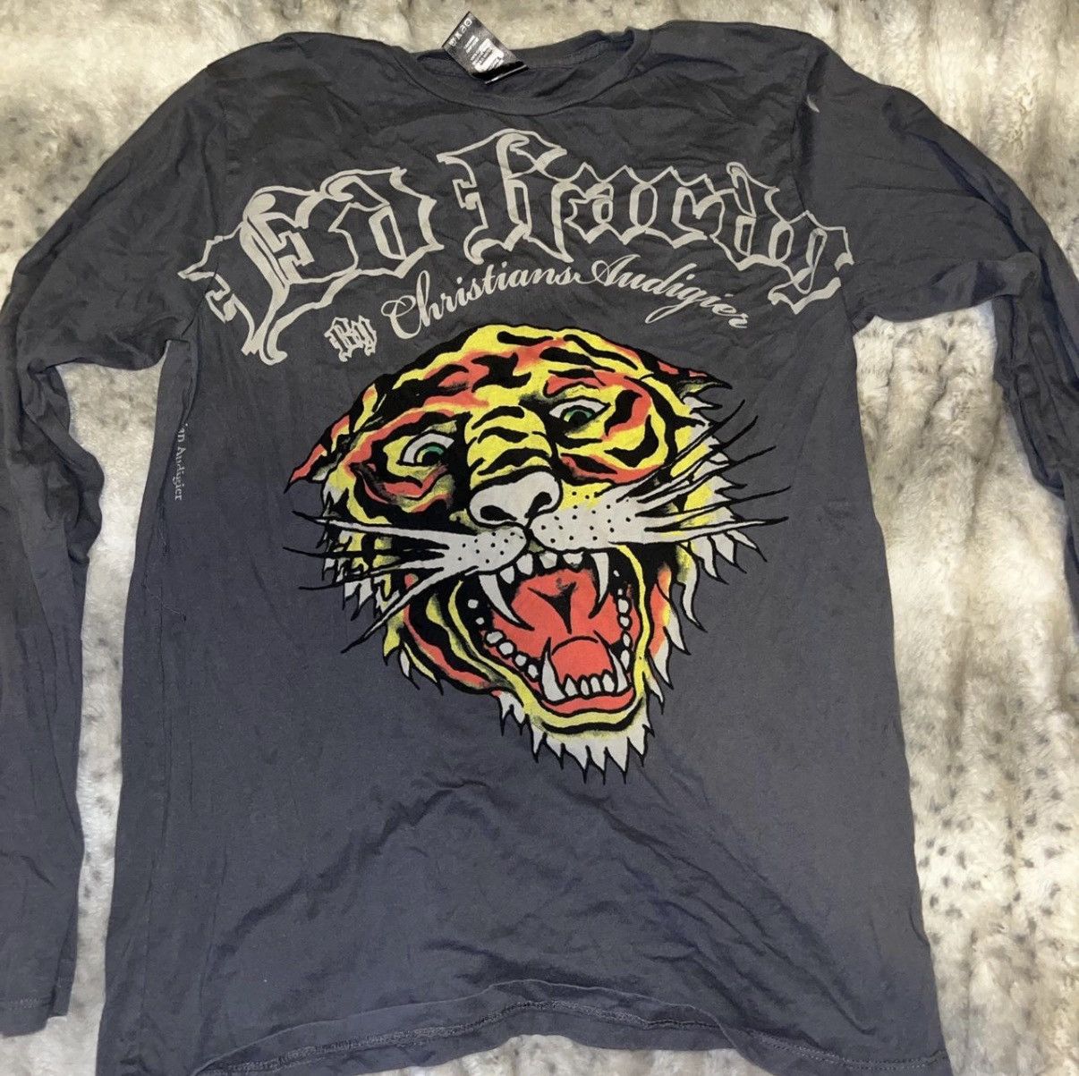 Ed Hardy (RARE) Vintage Ed Hardy Longsleeve By Christian Audiger Size US L / EU 52-54 / 3 - 1 Thumbnail