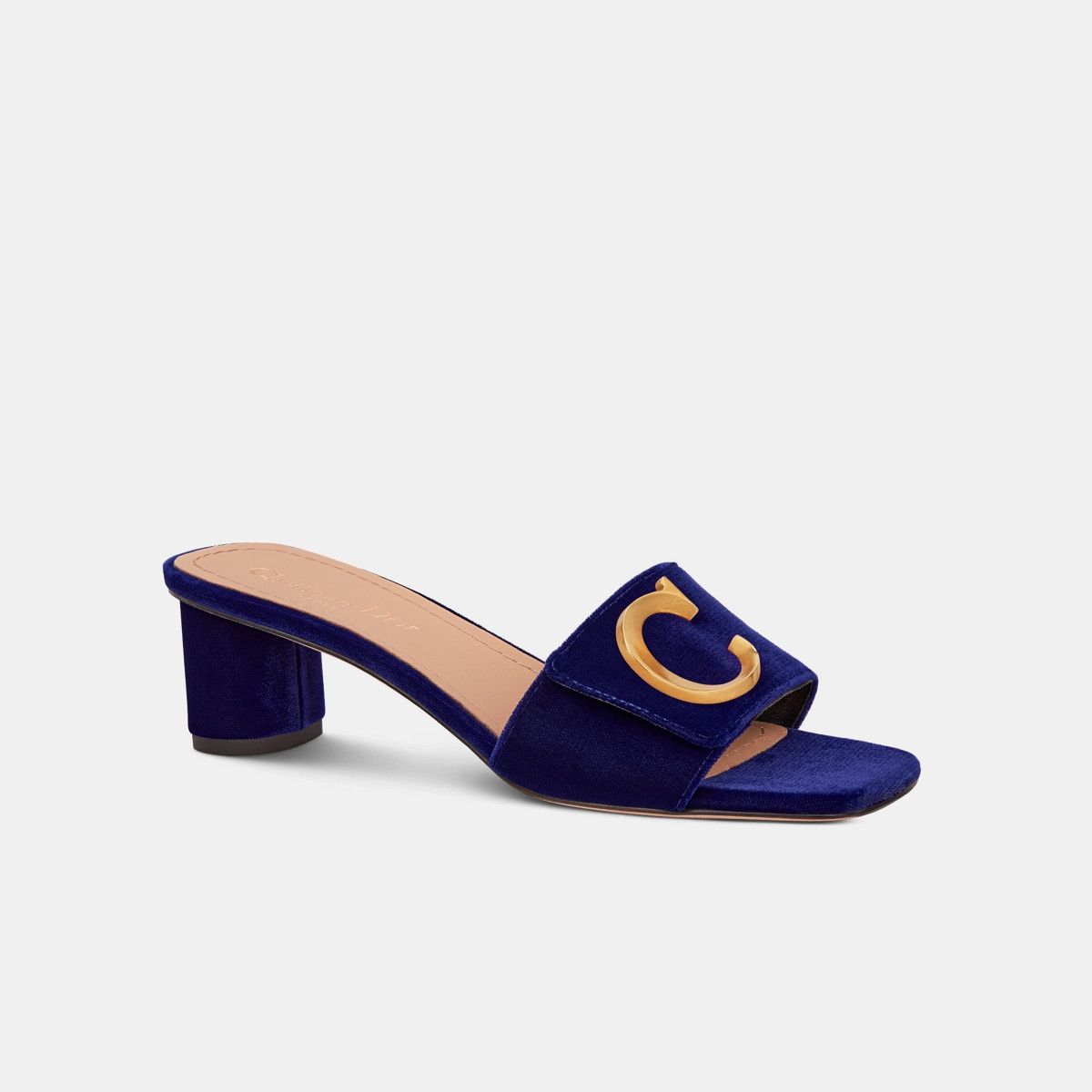 Dior o1w1db11024 C'Est Dior Heeled Slide in Cabalt Blue Size US 9 / IT 39 - 2 Thumbnail