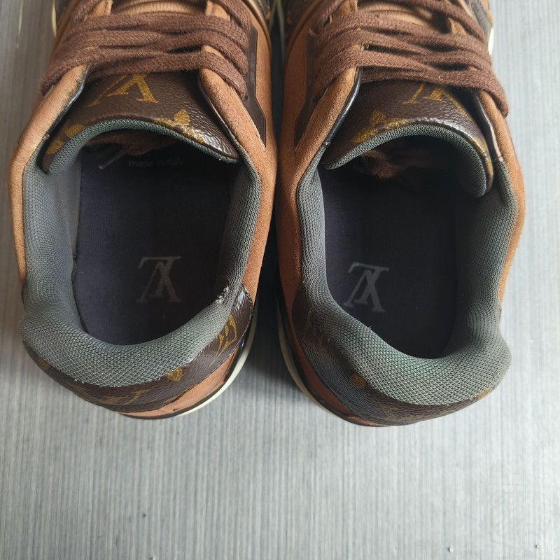 Louis Vuitton Louis Vuitton Brown Low-Top Trainer Sneakers - Size US 7 / EU 40 - 9 Thumbnail