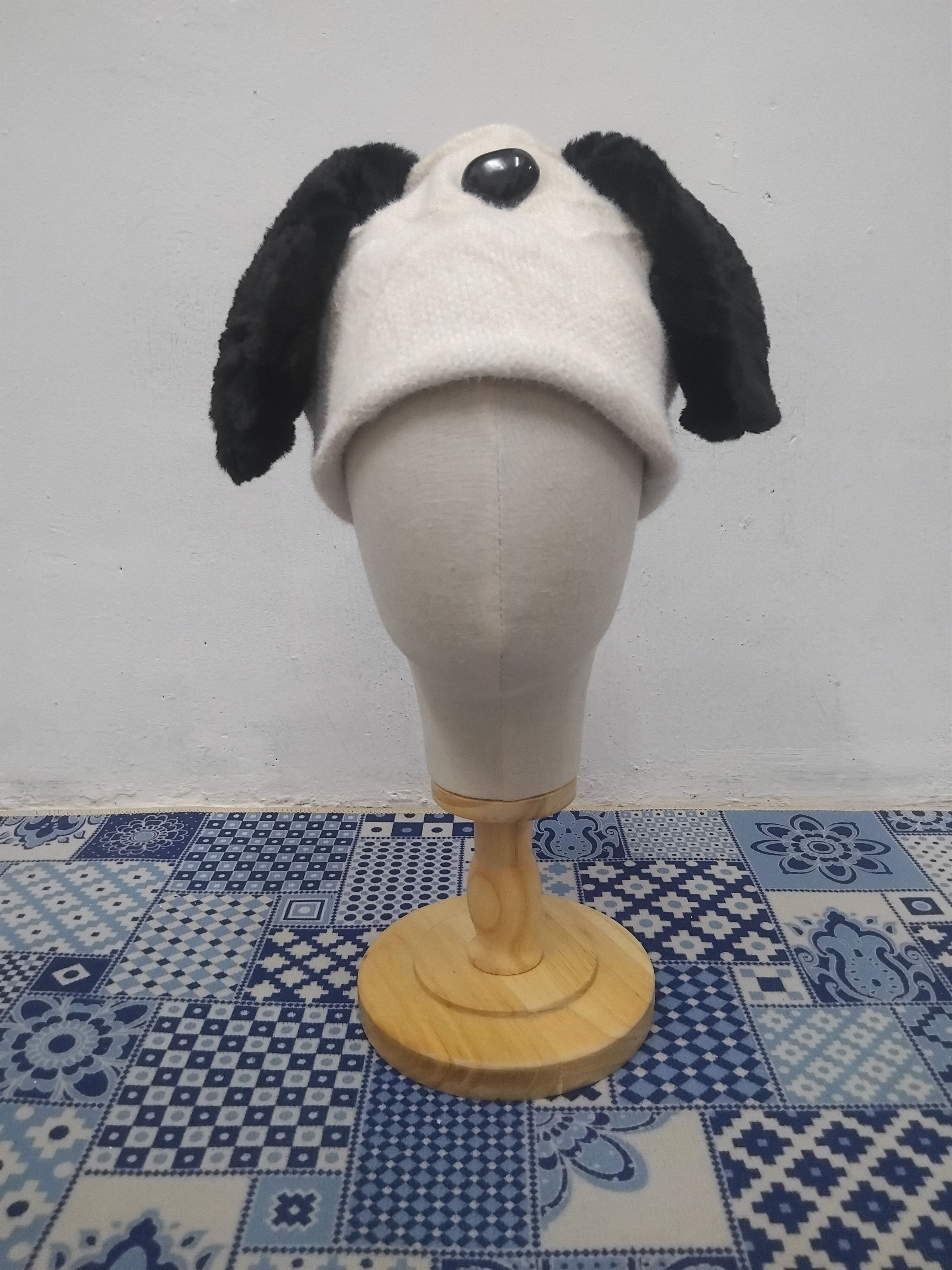 Japanese Brand Bear ear flat beanie Size ONE SIZE - 5 Thumbnail