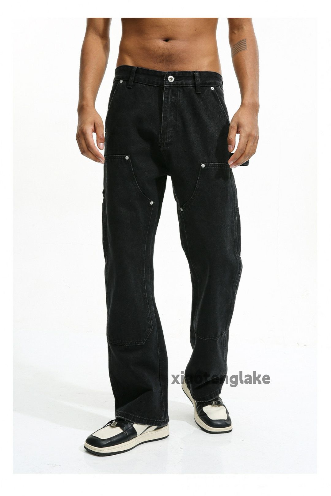 Designer × Japanese Brand × Vintage utility carpenter workwear skate hiphop cargo pants Size US 32 / EU 48 - 9 Thumbnail