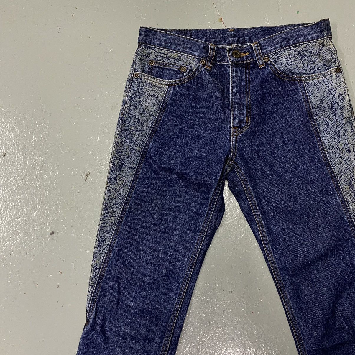 Hysteric Glamour × Vintage Vintage Hysteric Glamour Snake Jeans Archive Vtg Size US 29 - 4 Thumbnail