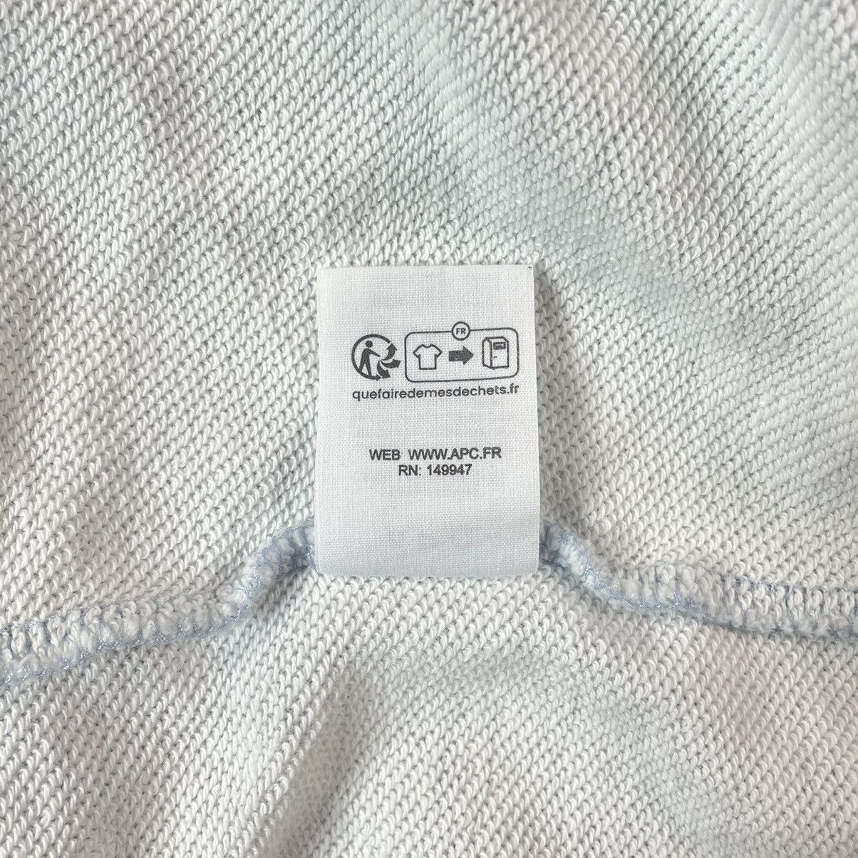 A.P.C. A.P.C Hubert Blue Lightweight Tie Dye Crewneck Size US S / EU 44-46 / 1 - 10 Thumbnail