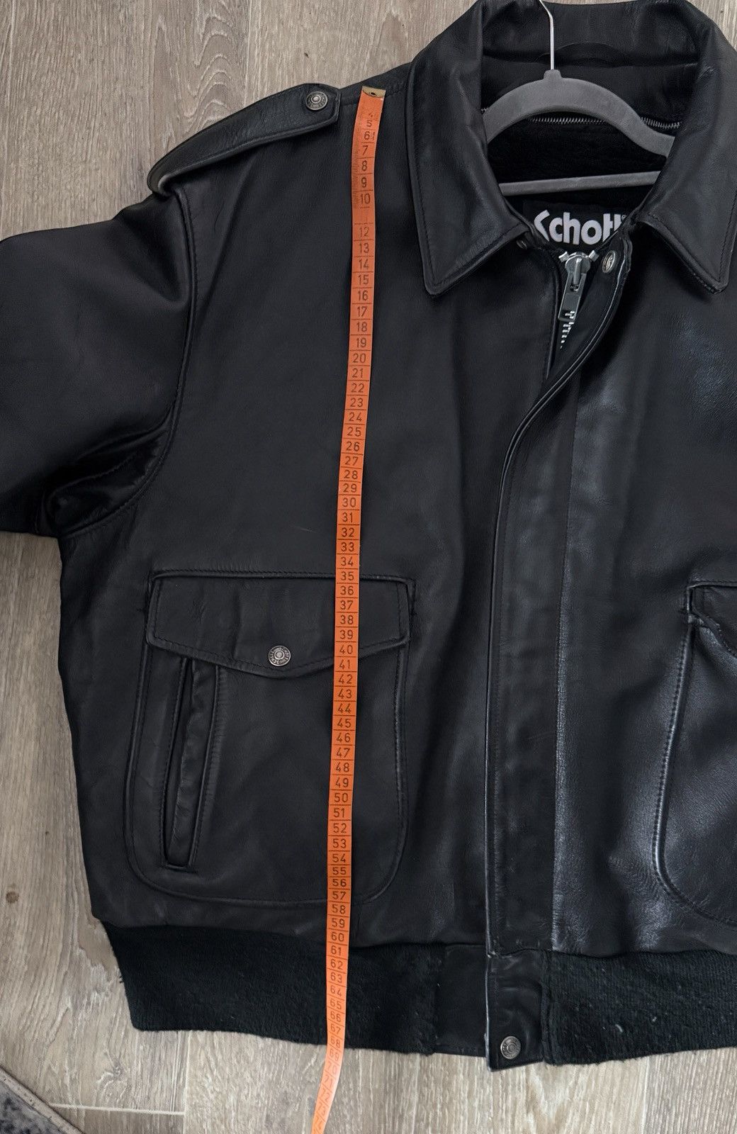 Schott Schott Leather Bomber Jacket with Removable Shearling Lining Size US M / EU 48-50 / 2 - 13 Thumbnail