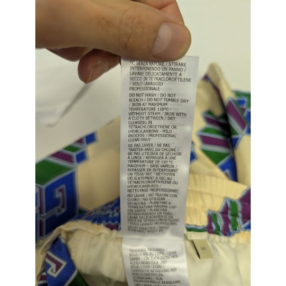 Gucci o1rshd1 Short Pants in Ivory/Blue Size US 34 / EU 50 - 18 Thumbnail