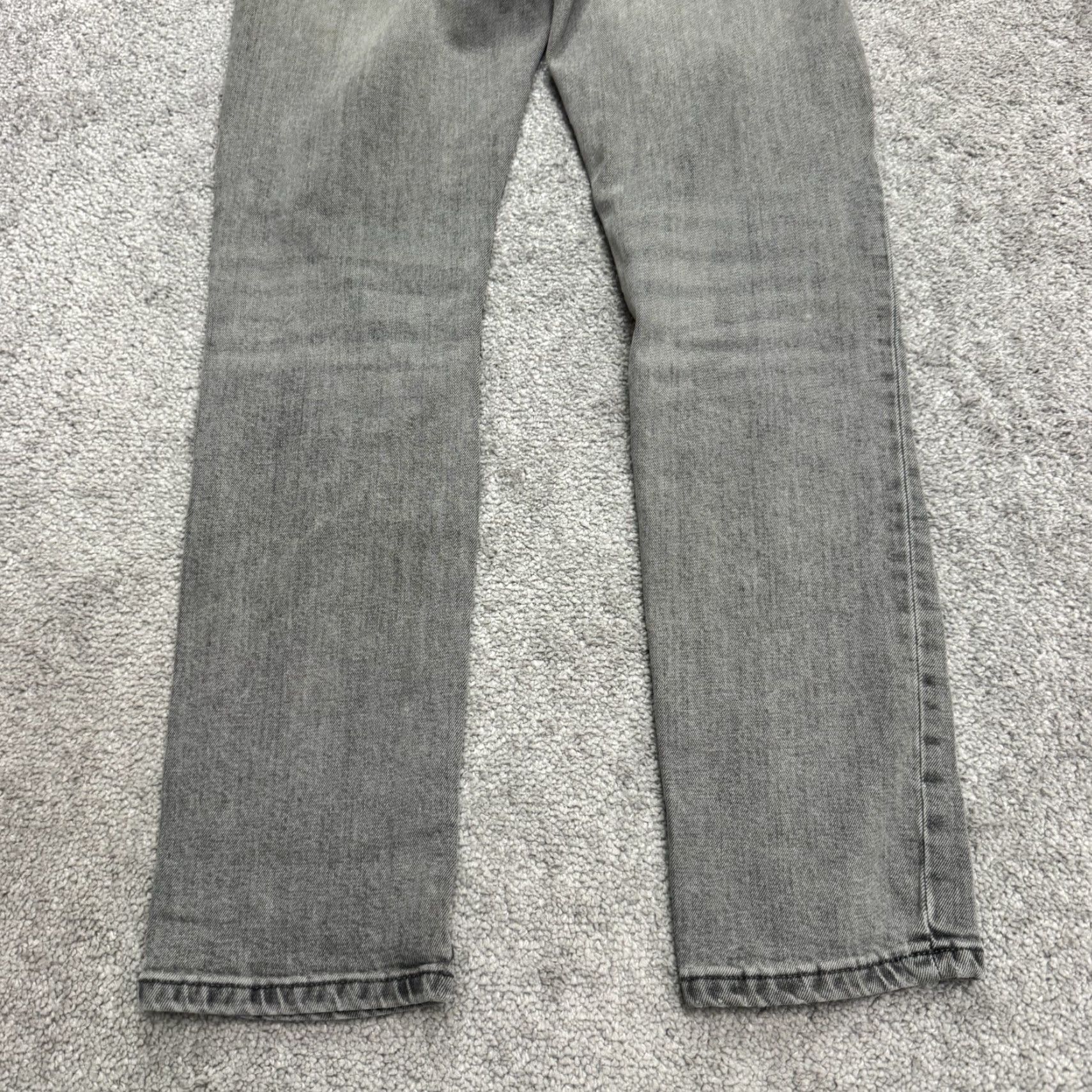 Topman Topman Jeans Mens Slim Fit Button Fly Denim 28x30 Gray Cotton Stretch Casual Size US 28 / EU 44 - 3 Thumbnail