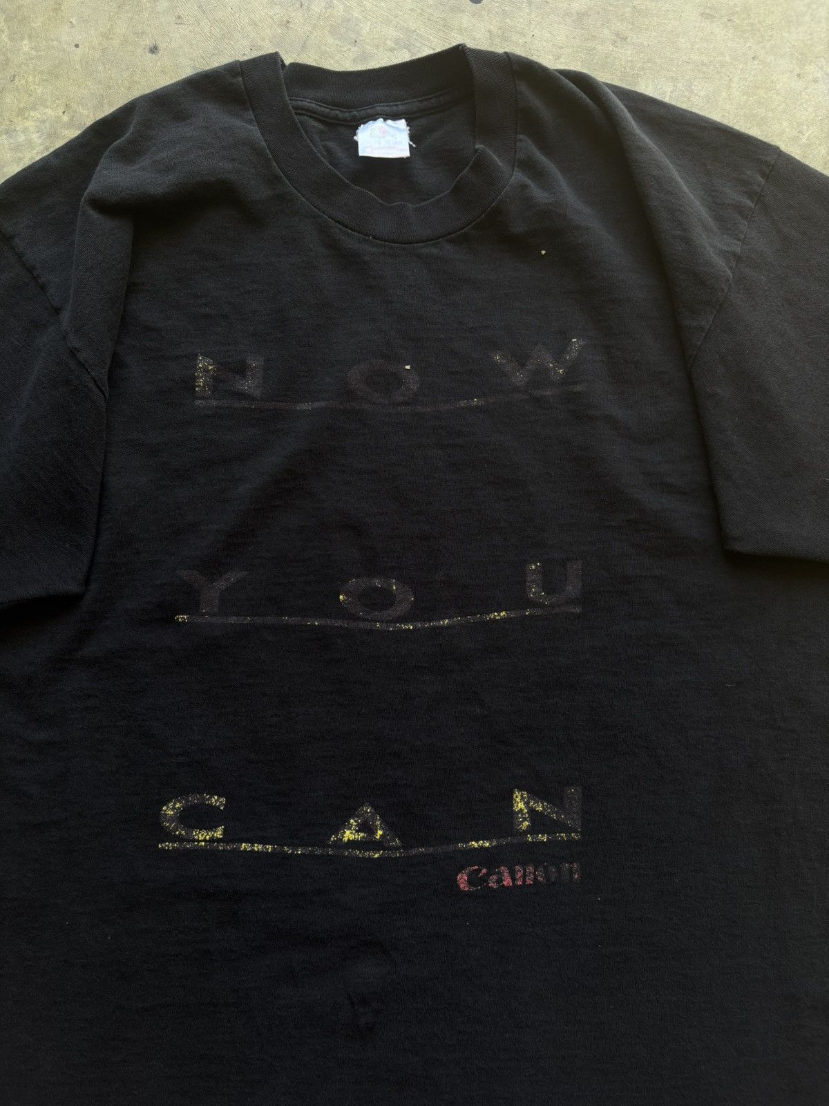 Fruit Of The Loom Vintage Canon Cameras “Now you can” tee Size US XL / EU 56 / 4 - 2 Thumbnail