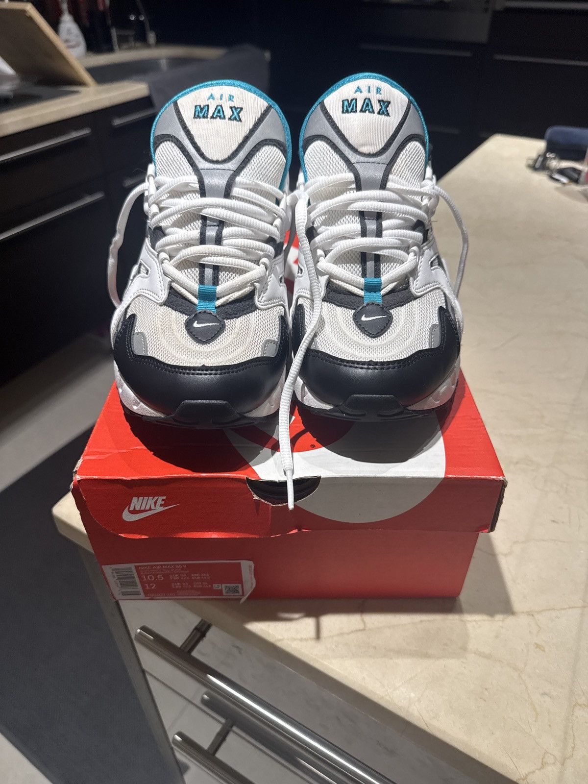 Nike Nike Air Max 96 II 2 Mystic Teal Size US 10.5 / EU 43-44 - 2 Thumbnail