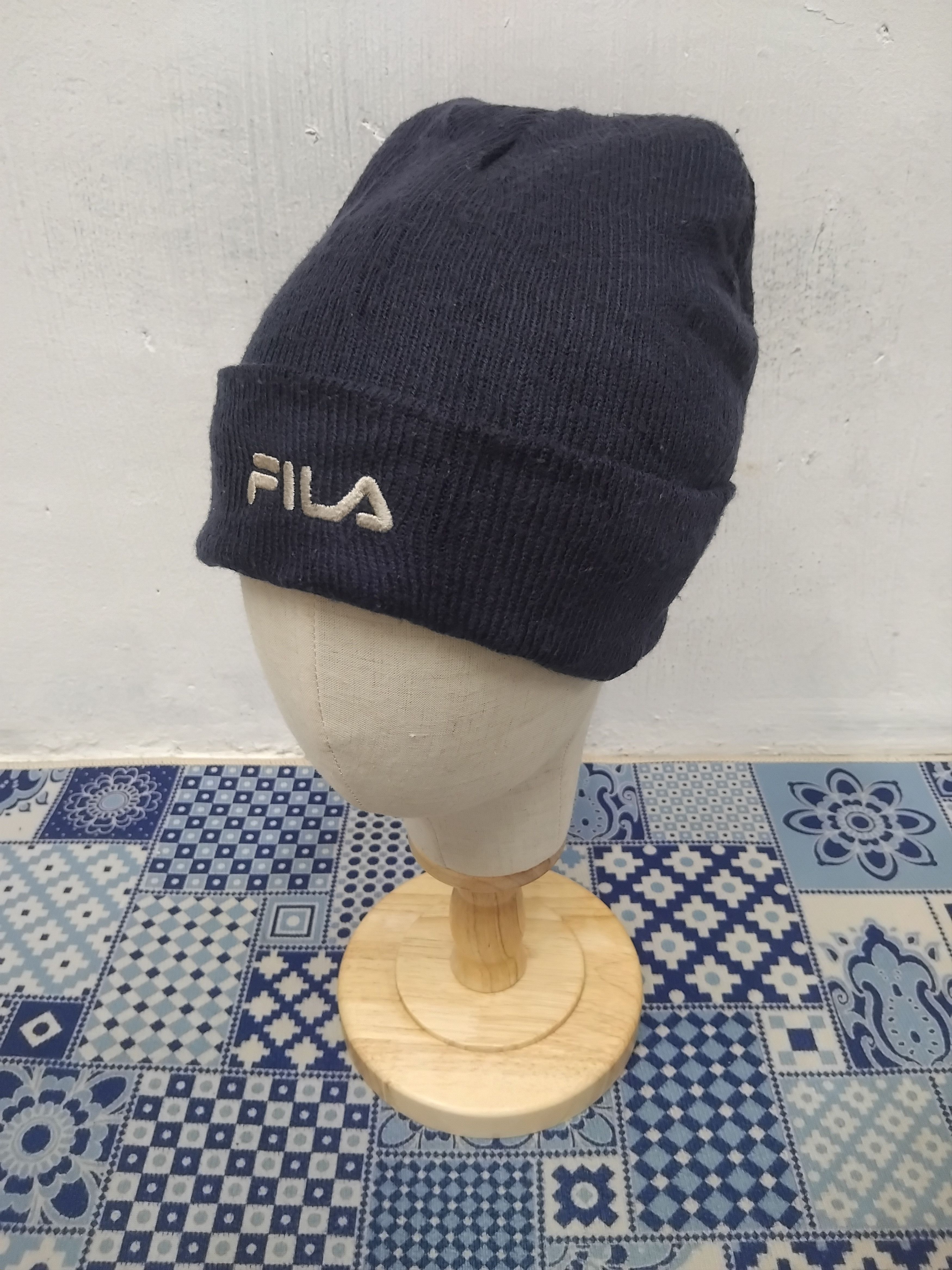 💥Vintage fila blue colour beanie hat