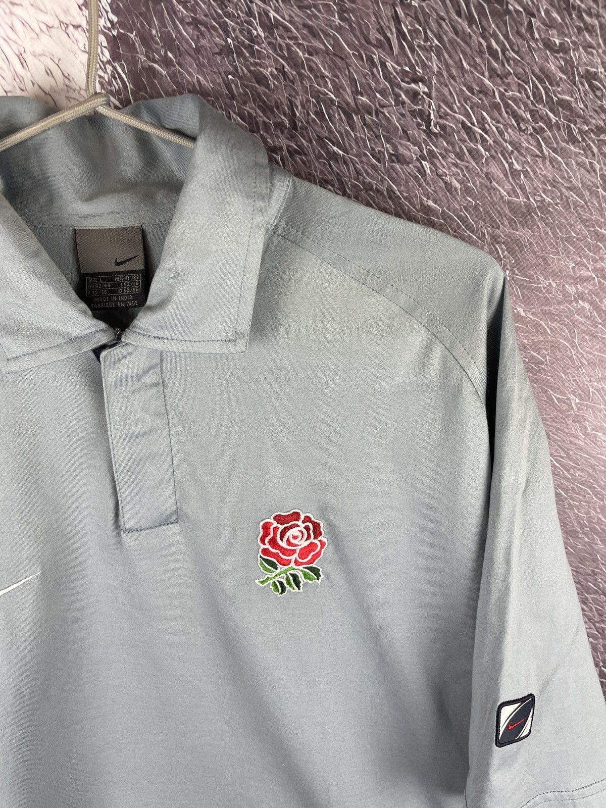 Nike Nike vintage y2k double logo swoosh rugby polo tee shirt Size US L / EU 52-54 / 3 - 6 Thumbnail