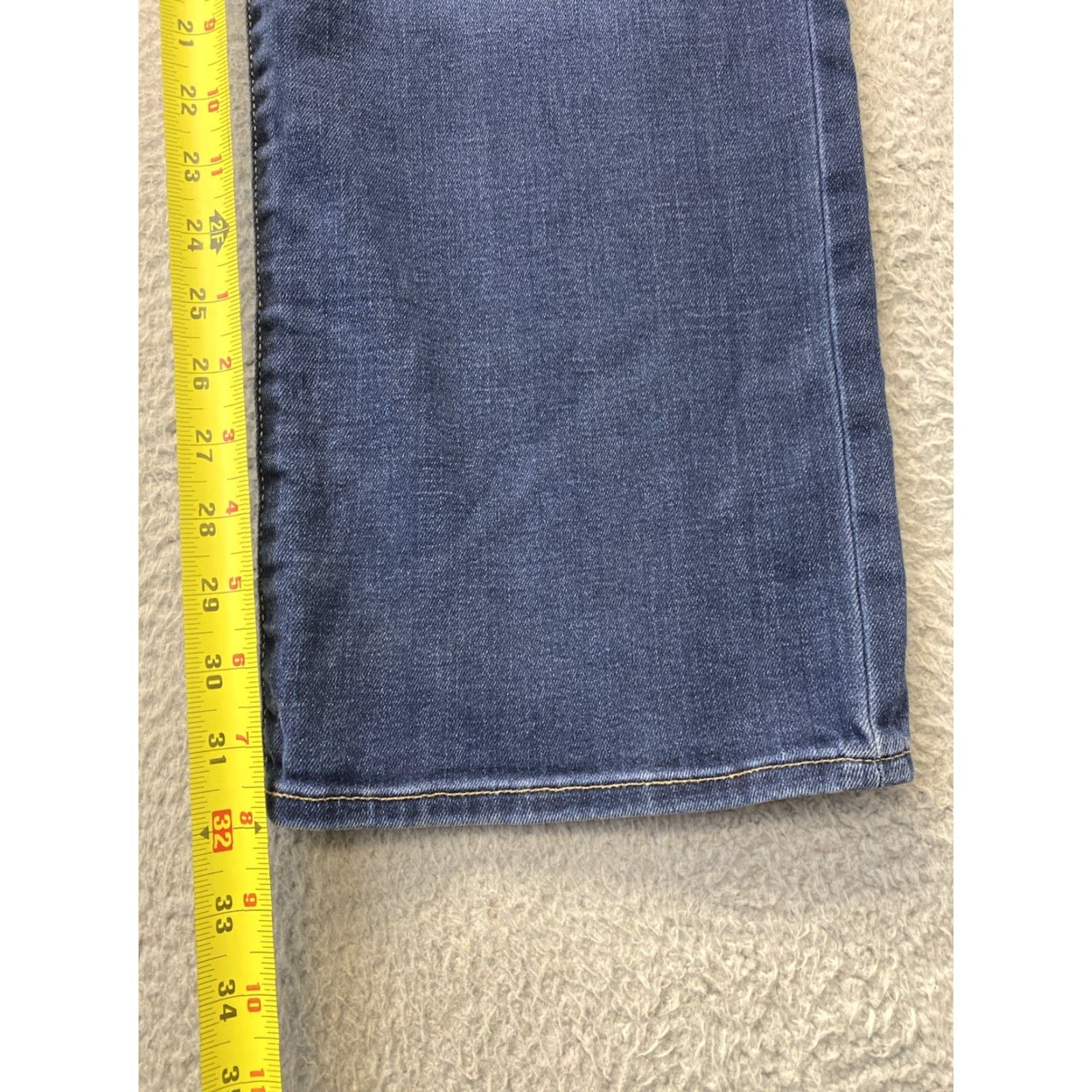 Lucky Brand Lucky Brand Jeans Adult 33X32 Blue Relaxed Bootcut Stretch Regular Inseam 32 Size 24" / US 00 / IT 34 - 7 Thumbnail