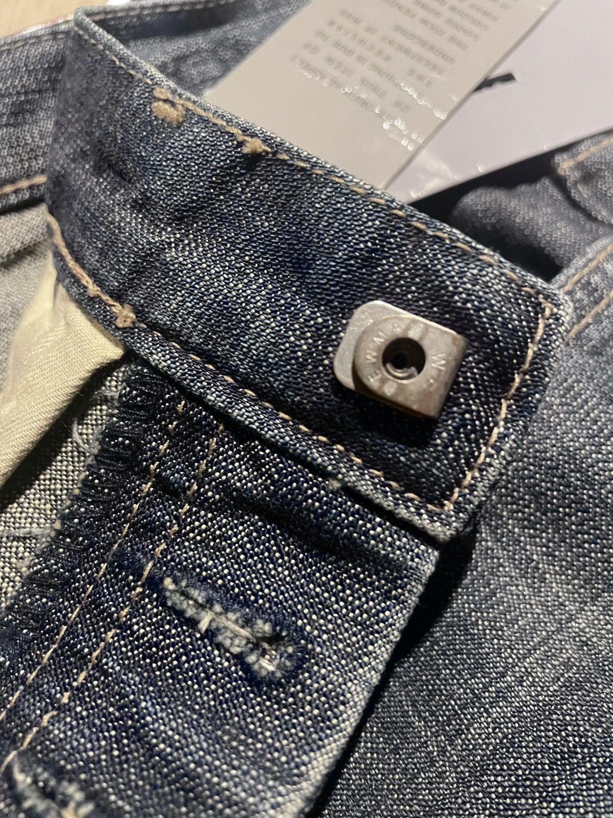 Dior × Hedi Slimane GRAIL SS05 DEADSTOCK MIJ GLITTER SLUB SKINNY JEANS Size US 32 / EU 48 - 13 Thumbnail