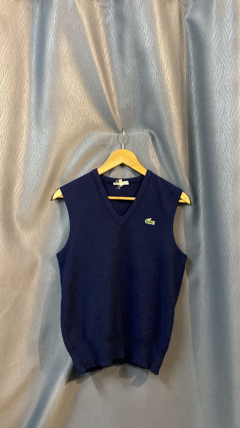 Lacoste × Vintage LACOSTE VINTAGE 1960 WOOL VEST Size US M / EU 48-50 / 2 - 1 Thumbnail