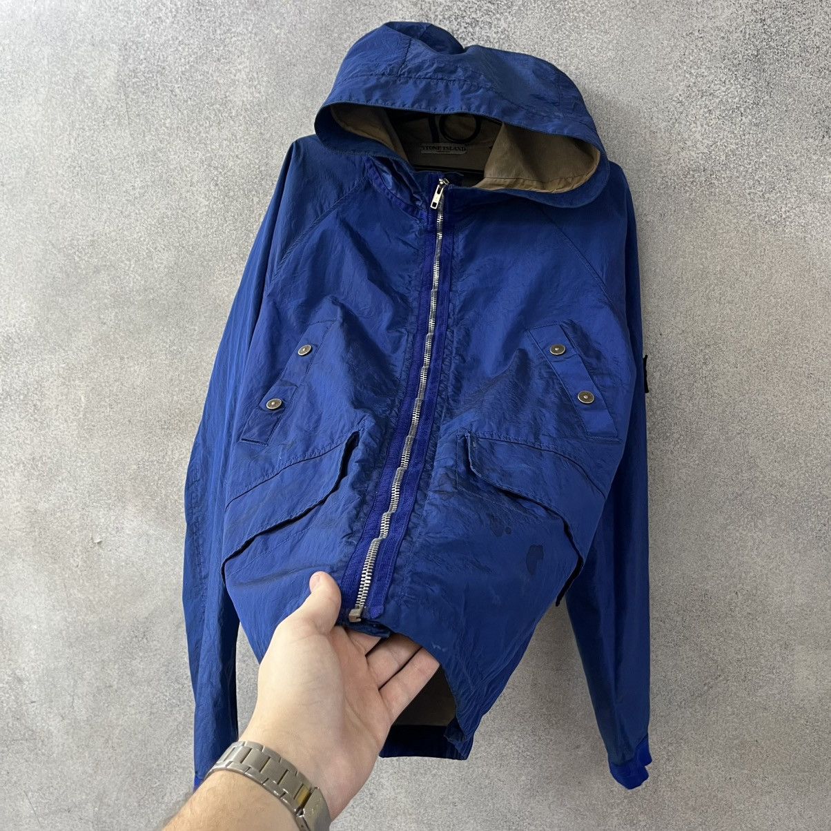 Stone Island Rare Vintage Stone Island jacket soft shell Nylon Blue Size US L / EU 52-54 / 3 - 15 Thumbnail