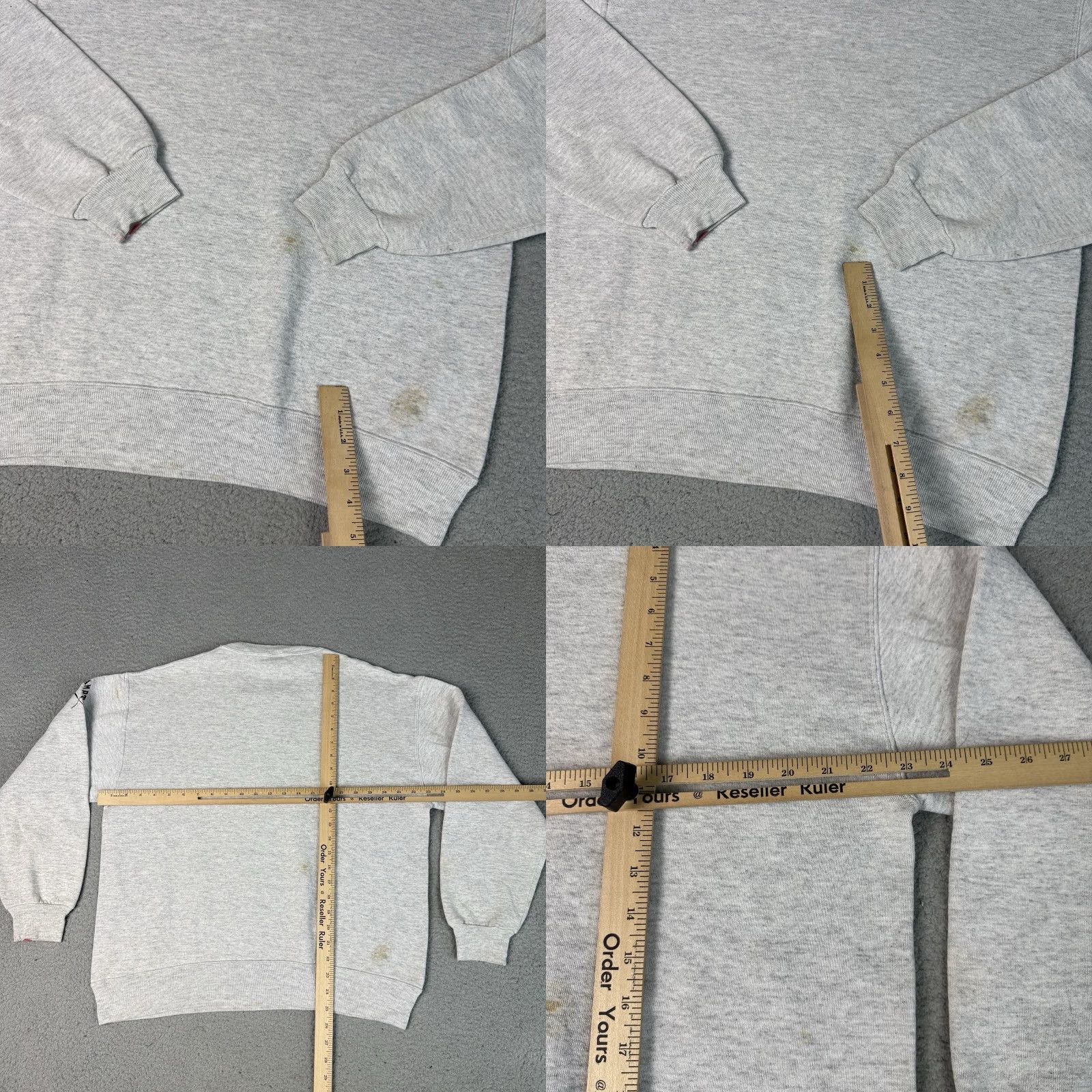 Vintage VINTAGE Russell Athletic South Hampton Sweatshirt Men XL Gray 90s Pullover Distressed Rare Size US XL / EU 56 / 4 - 9 Thumbnail