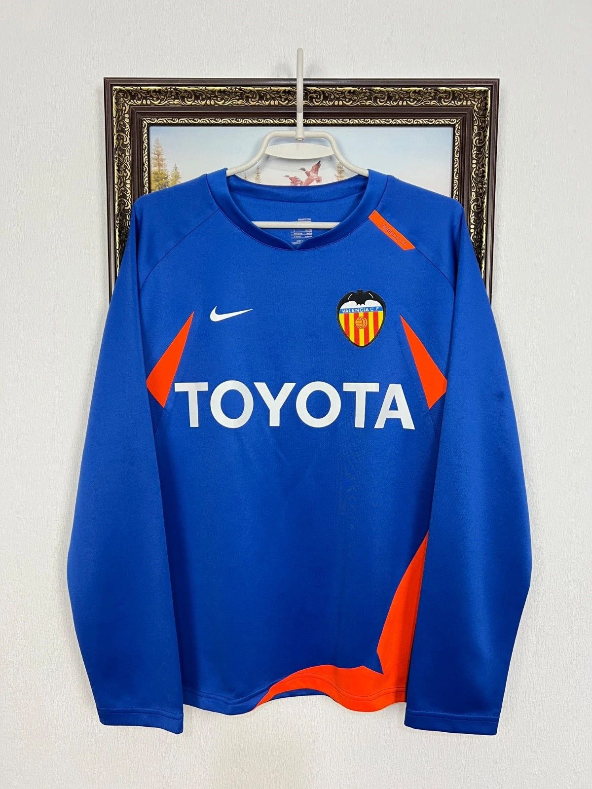 Nike Vintage Nike Valencia Football Train Sweatshirt Soccer Track Size US S / EU 44-46 / 1 - 1 Thumbnail