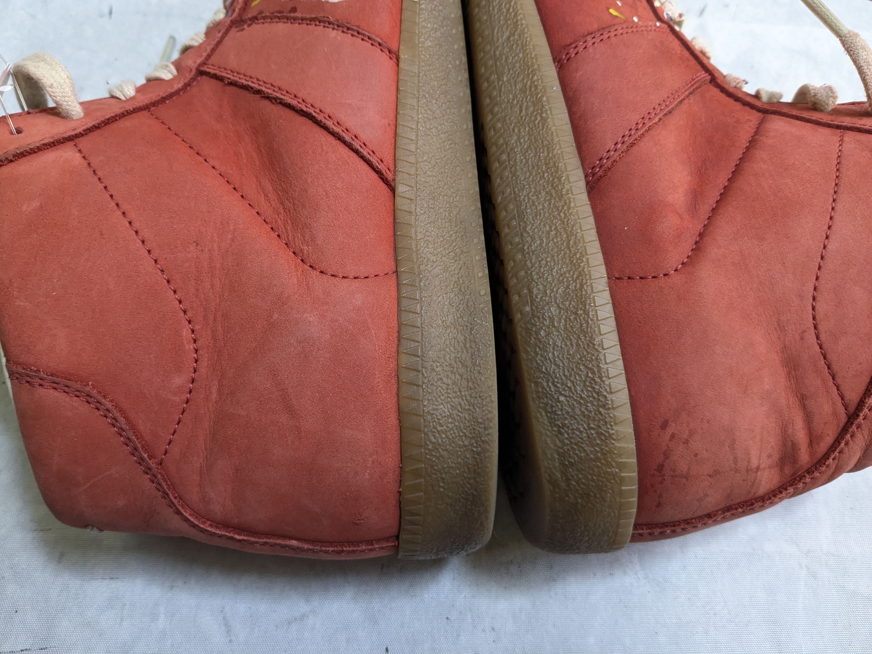 Maison Margiela Maison Margiela Replica GAT Red Paint Splatter 9 42 High Top Size US 9 / EU 42 - 12 Thumbnail