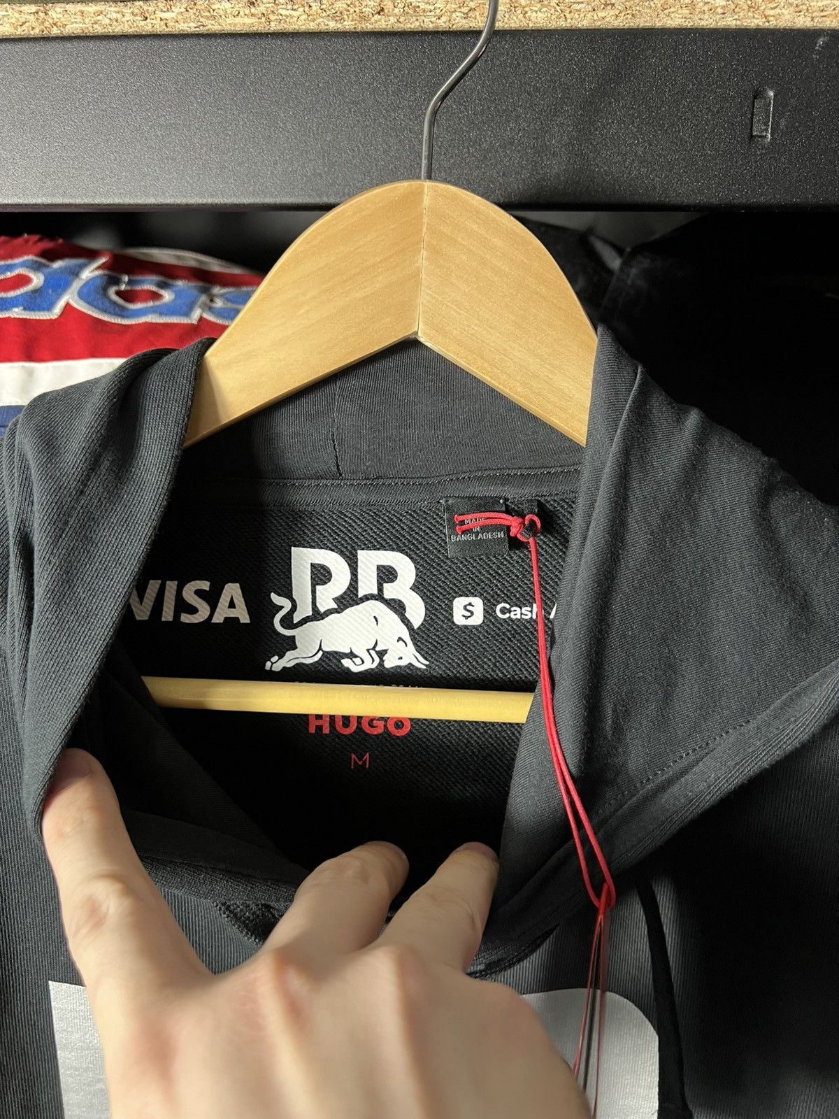 Hugo HUGO Red Bull Racing Oversized Hoodie Black F1 Visa Cash App Size US M / EU 48-50 / 2 - 14 Thumbnail