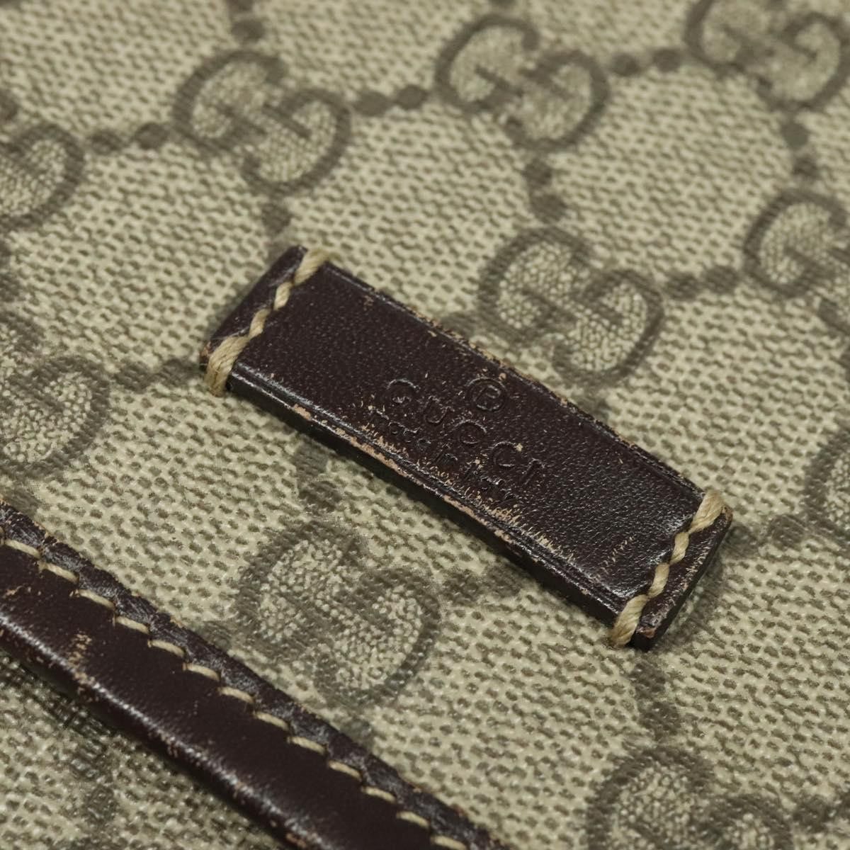 Gucci GUCCI GG Supreme Shoulder Bag Pvc Beige Silver Size ONE SIZE - 14 Thumbnail