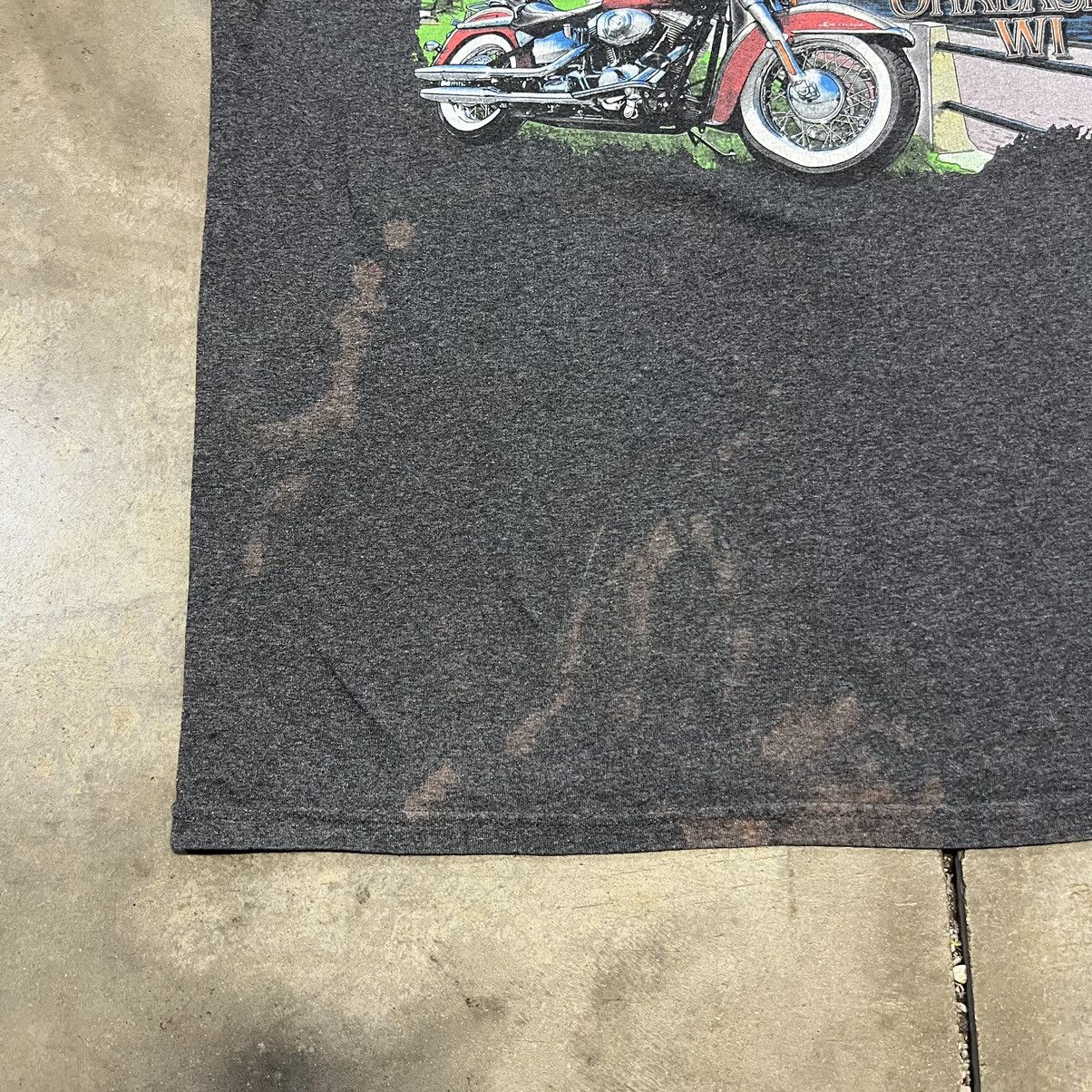 Harley Davidson × Vintage Vintage Harley Davidson Biker Tee Wisconsin Bulldog Faded Size US L / EU 52-54 / 3 - 6 Thumbnail