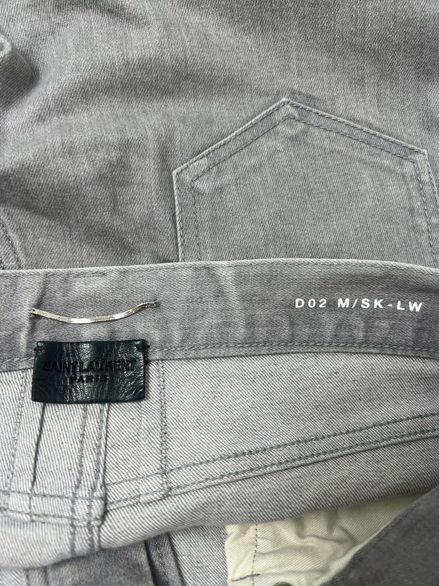 Saint Laurent Paris SLP 13ss D02 gray blue cat whiskers 32 SLP 04 ice Size US 32 / EU 48 - 5 Thumbnail