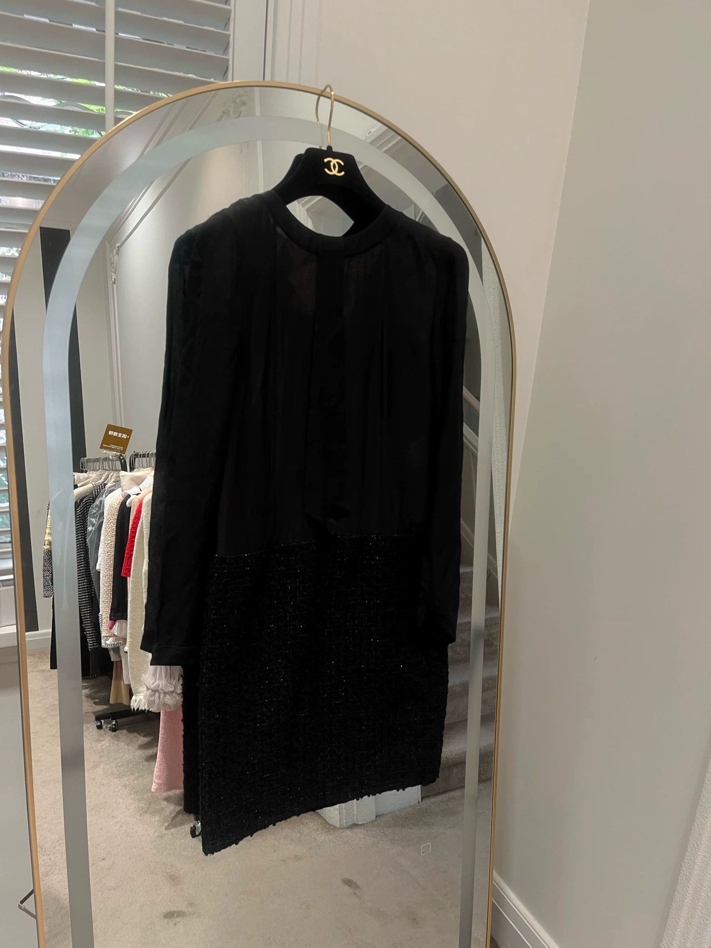 Chanel Chanel 21k Black Sheer Dress FR34 Size US 34 / EU 50 - 1 Thumbnail