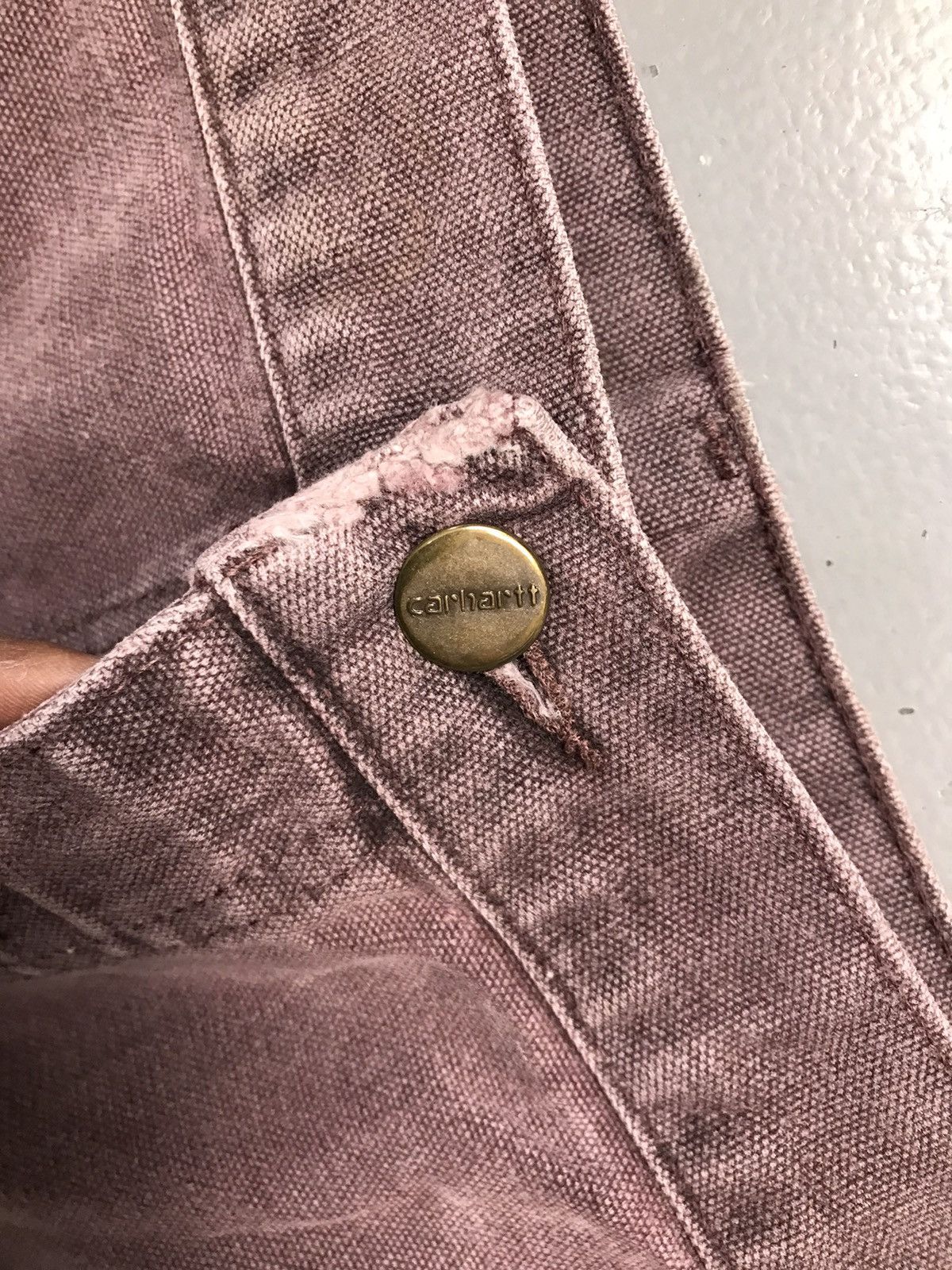 Carhartt 90sVintage Carhartt sunfaded carpenter denim short Size US 42 / EU 58 - 6 Thumbnail