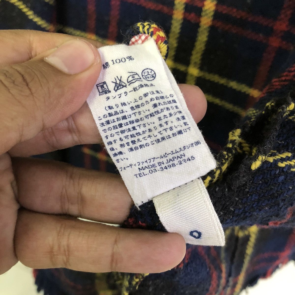 45rpm 45 RPM Tartan Pleated Knitt Cardigan Outerwear Size US M / EU 48-50 / 2 - 16 Thumbnail